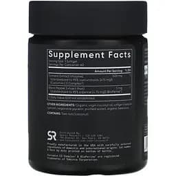 Куркума Sport Research Turmeric Curcumin C3 Complex 500 мг 60 капсул (2023-10-3440) - мініатюра 2
