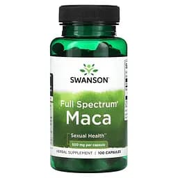 Мака Swanson Maca 500 mg 100 caps (1086-100-97-7634284-20)