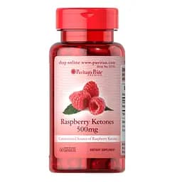 Натуральна добавка Puritan's Pride Raspberry Ketones 500 mg, 60 капсул - мініатюра 1