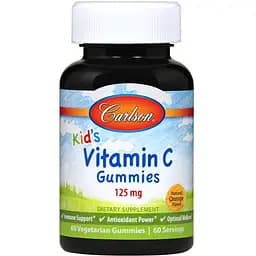 Вітаміни та мінерали Carlson Labs Kid's Vitamin C Gummies 60 желеєк