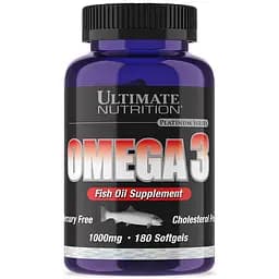 Жирні кислоти Ultimate Nutrition Omega 3 18:12, 180 капсул