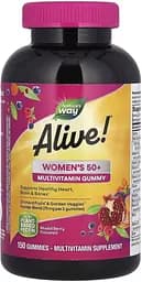 Вітаміни та мінерали Nature's Way Alive! Women's 50+ Gummy, 150 желейок