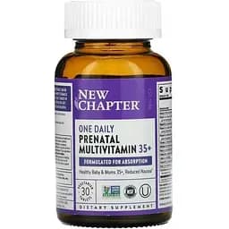 Мультівітаміни для вагітних New Chapter One Daily Prenatal Multivitamin 35+ 30 таблеток