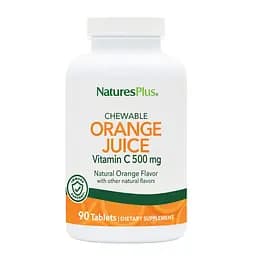 Вітамін С Nature's Plus Orange Juice Vitamin C 500 мг 90 жувальних таблеток