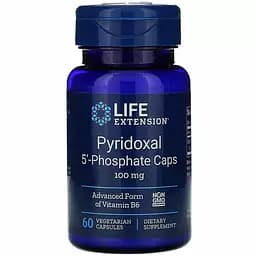 Витамин В6 Life Extension Pyridoxal 5'-Phosphate 100 мг 60 капсул