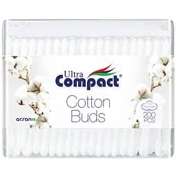 Ватні палички Ultra Compact 200 шт.