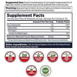 Порошок магнію KAL Heart Magnesium Powder 315 г - мініатюра 2