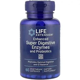 Комплекс для травлення Life Extension Enhanced Super Digestive Enzymes and Probiotics 60 веганських капсул - мініатюра 1