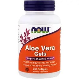 Алое вера Now Foods Aloe Vera Gels 250 капсул
