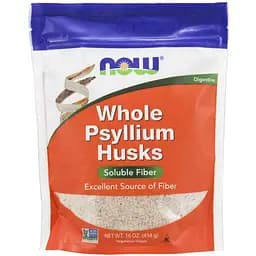 Натуральна добавка Now Whole Psyllium Husks 454 г