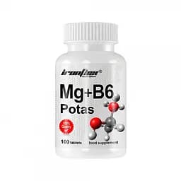 Вітаміни та мінерали IronFlex Mg + B6 Potas, 100 таблеток