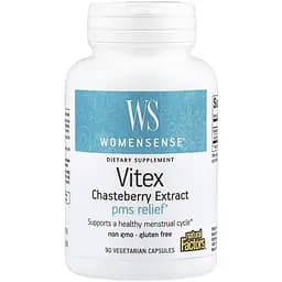 Натуральная добавка Natural Factors Womensense Vitex Chasteberry Extract, 90 вегакапсул для поддержки женского гормонального баланса