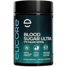Комплекс для контроля сахара Elicore Labs Blood Sugar Ultra, 60 вегакапсул