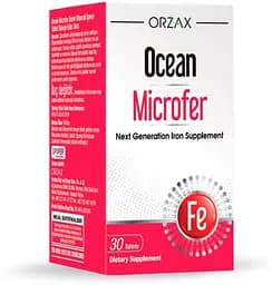 Вітаміни та мінерали Orzax Ocean Microfer, 30 таблеток