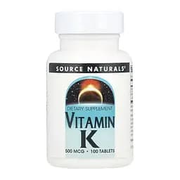 Vitamin K 500 mcg - 100 tabs - мініатюра 1