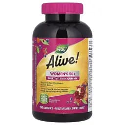 Мультивітаміни для жінок 50+ Nature's Way Alive! Women's 50+ Multivitamin Gummy смак ягід 150 жувальних цукерок