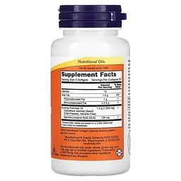 Жирні кислоти NOW Evening Primrose Oil 500 mg, 100 капсул - мініатюра 2