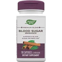 Натуральна добавка Nature's Way Blood Sugar 90 капсул