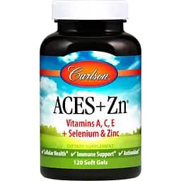 Витамины А, С, Е и цинк Carlson Labs Aces + Zn 120 капсул