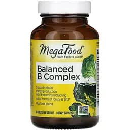Збалансований комплекс вітамінів В MegaFood Balanced B Complex 60 таблеток