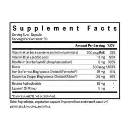Залізо з кофакторами Seeking Health Iron With Cofactors 29 мг 90 вегетаріанських капсул - мініатюра 5