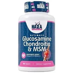 Хондропротектор Haya Labs Ultimate Glucosamine Chondroitin & MSM Complex, 90 таблеток