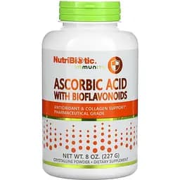 Аскорбиновая кислота с биофлавоноидами NutriBiotic Ascorbic Acid with Bioflavonoids 227 г