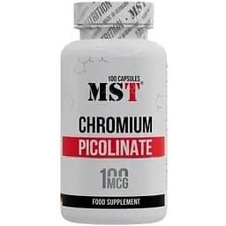 Витамины и минералы MST Chromium Picolinate 100 капсул