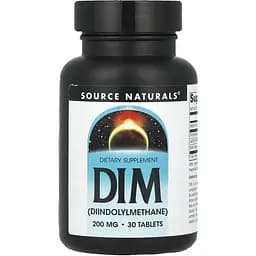 Натуральна добавка Source Naturals DIM 200 mg 30 таблеток