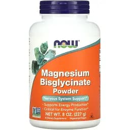 Магній бісгліцинат Now Foods Magnesium Bisglycinate порошок 227 г