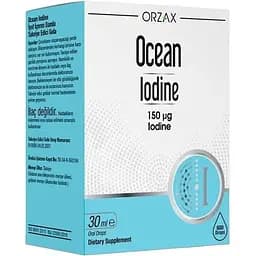 Йод Orzax Ocean Iodine 150 mcg Drops, 30 мл для поддержки щитовидной железы