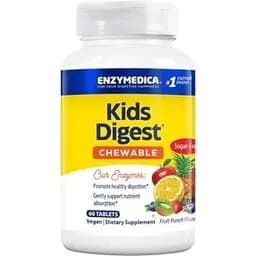 Натуральная добавка Enzymedica Kids Digest Фруктовый пунш 60 жевательных таблеток