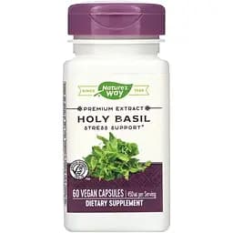 Базилік священний Nature's Way Holy Basil екстракт стандартизований 450 мг 60 капсул