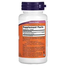 Натуральная добавка NOW Ubiquinol 100 mg, 60 капсул - мініатюра 2