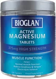 Вітаміни та мінерали Bioglan Active Magnesium 375 mg, 120 таблеток