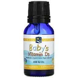Вітамін D3 Nordic Naturals для дітей 400 МЕ 11 мл