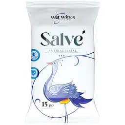 Серветки вологі Salve Antibacterial 15 шт.