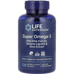 Жирні кислоти Life Extension Super Omega-3 Plus 120 капсул