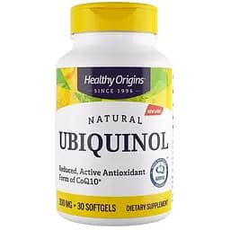 Убіхінол Healthy Origins 300 мг 30 желатинових капсул