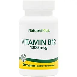 Витамины и минералы Natures Plus Vitamin B12 1000 мкг 90 таблеток