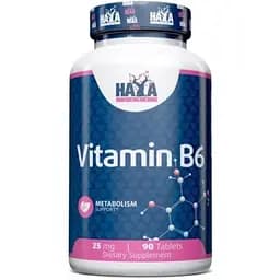 Вітамін В6 Haya Labs Vitamin B6 25 мг 90 таблеток