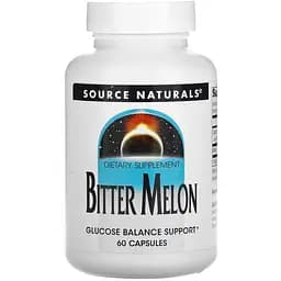 Экстракт горькой дыни Source Naturals Bitter Melon 60 капсул