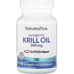 Олія криля антарктичного Nature's Plus Antarctic Krill Oil 500 мг 60 капсул