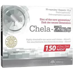 Витамины и минералы Olimp Chela-Zinc 30 капсул