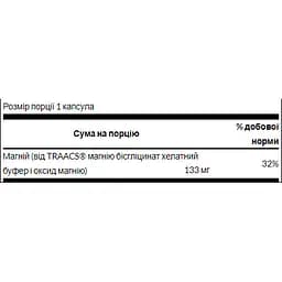 Мінерали Swanson Chelated Magnesium 133 мг 90 капсул - мініатюра 2