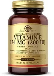 Витамины и минералы Solgar Vitamin E 134 mg (200 IU) Mixed Tocopherols, 100 капсул