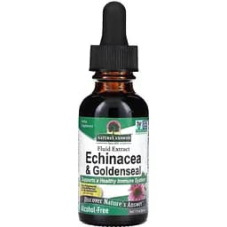 Ехінацея та жовтокорінь Nature's Answer Echinacea & Goldenseal Alcohol-Free 30 мл