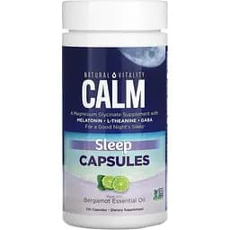 Комплекс для спокойного сна Natural Vitality CALM Sleep Capsules with Bergamot Oil 120 капсул