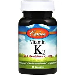 Витамины и минералы Carlson Labs Vitamin K2 60 капсул