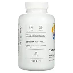 Вітаміни та мінерали Thorne Men's Multi 50+, 180 капсул для чоловіків 50+ - мініатюра 4